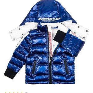Rockstar Original Kids Blue Puffer Jacket